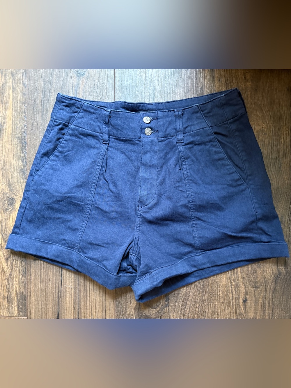 PAIGE Navy Brooklyn shorts